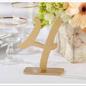 Gold Table Numbers